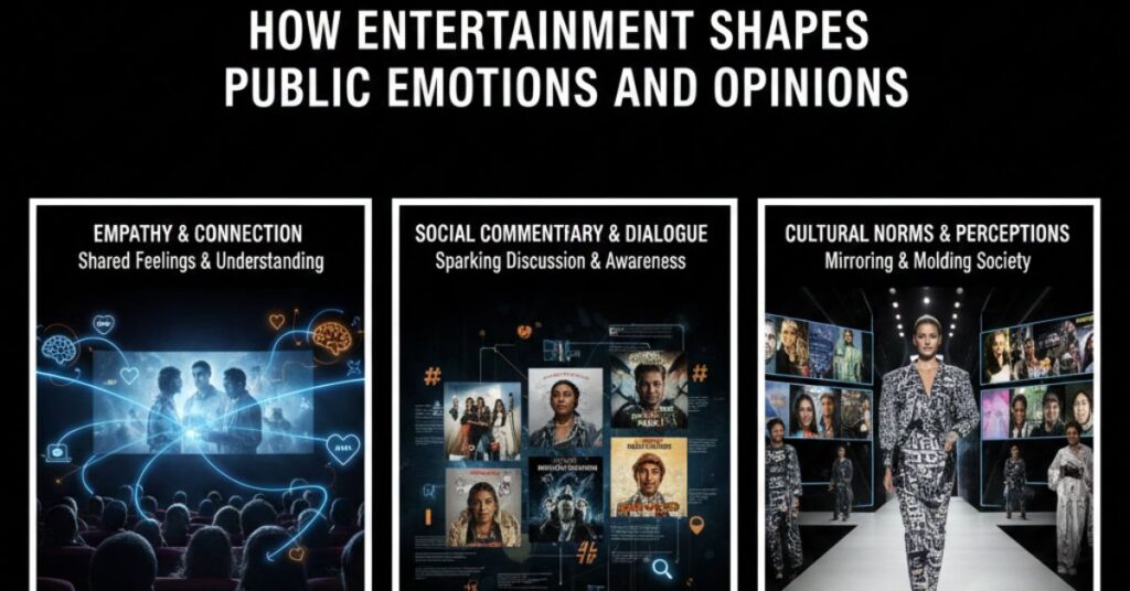 How Entertainment Shapes Public Emotions and Opinions